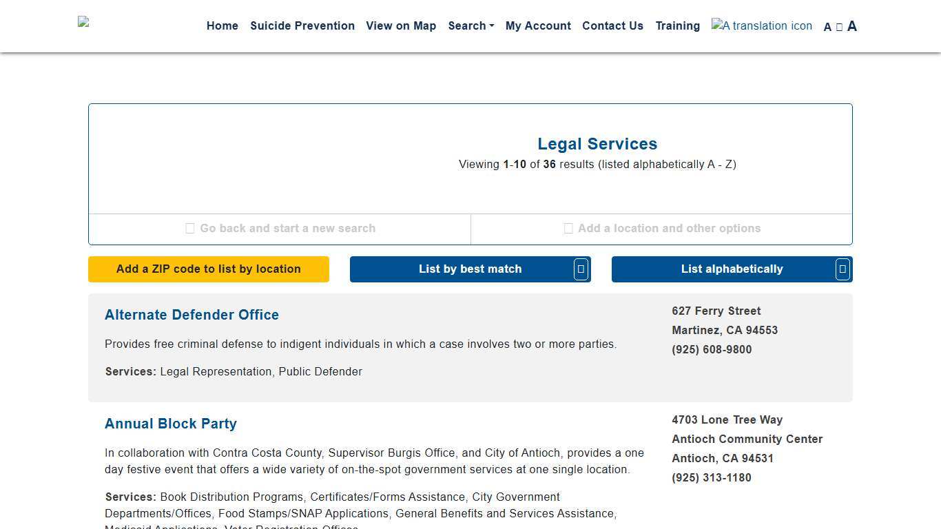 Contra Costa Crisis Center